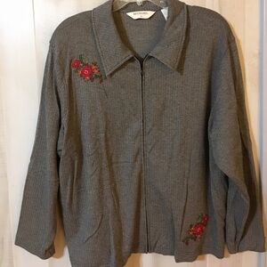 Nwot Bechamel II Chevron Zippered Jacket Size 2X
